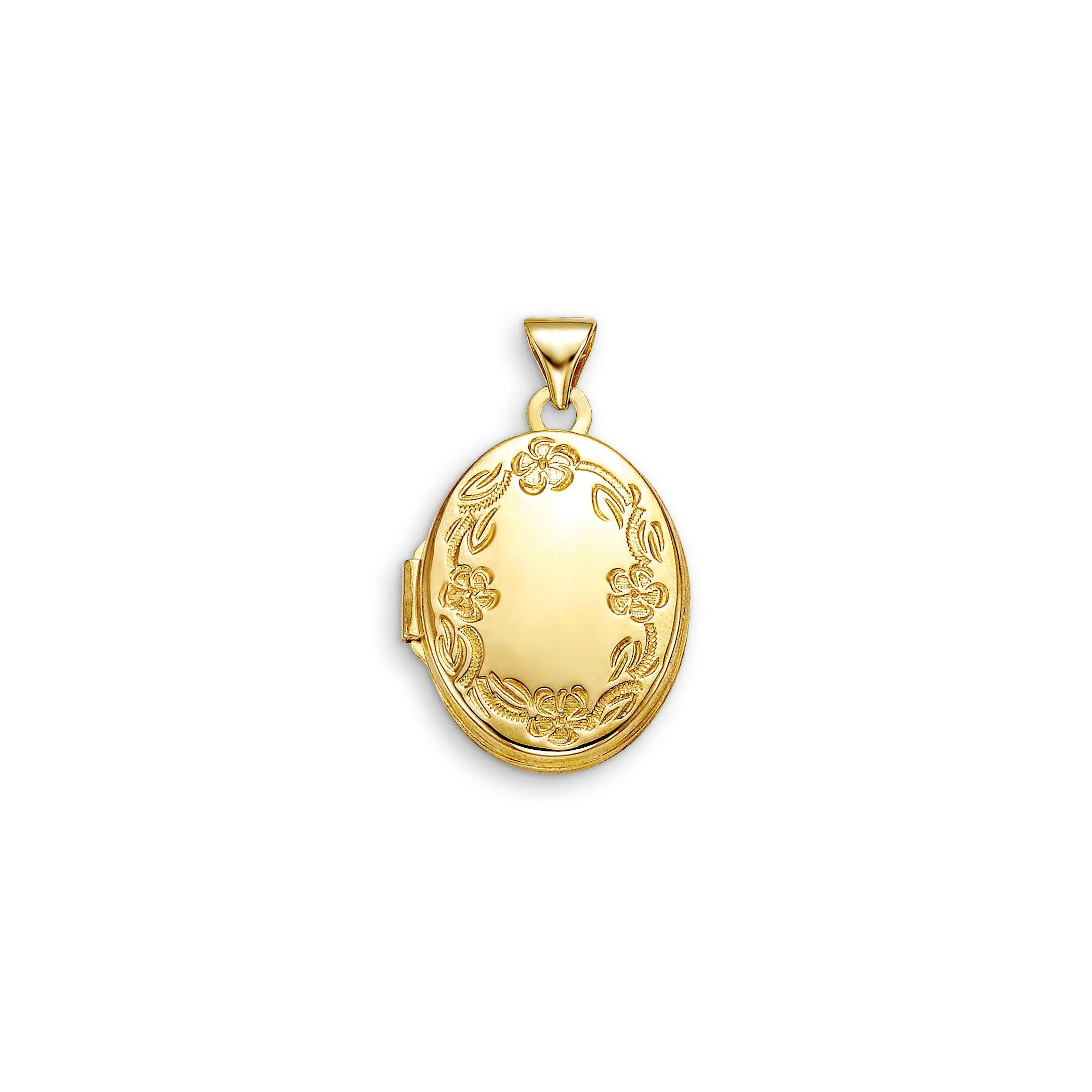 10k Gold Fancy Oval Locket