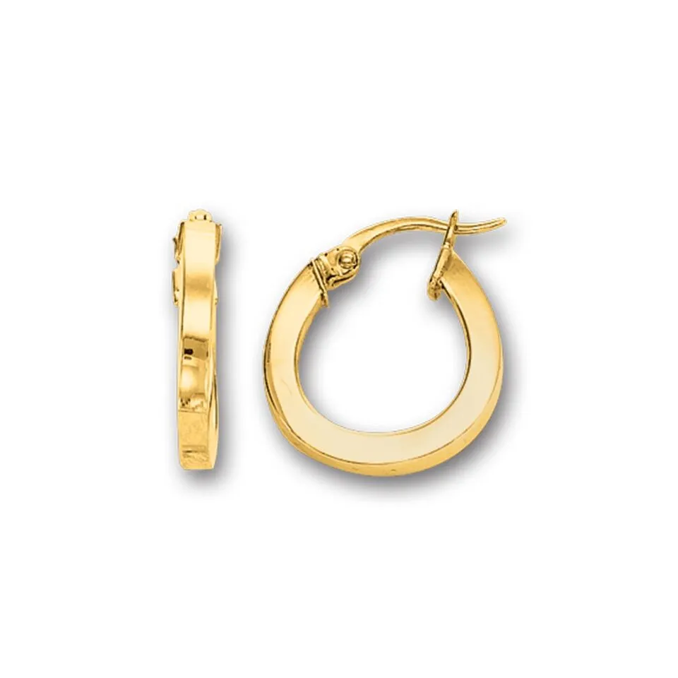 14K Gold Timeless Hoop Earrings