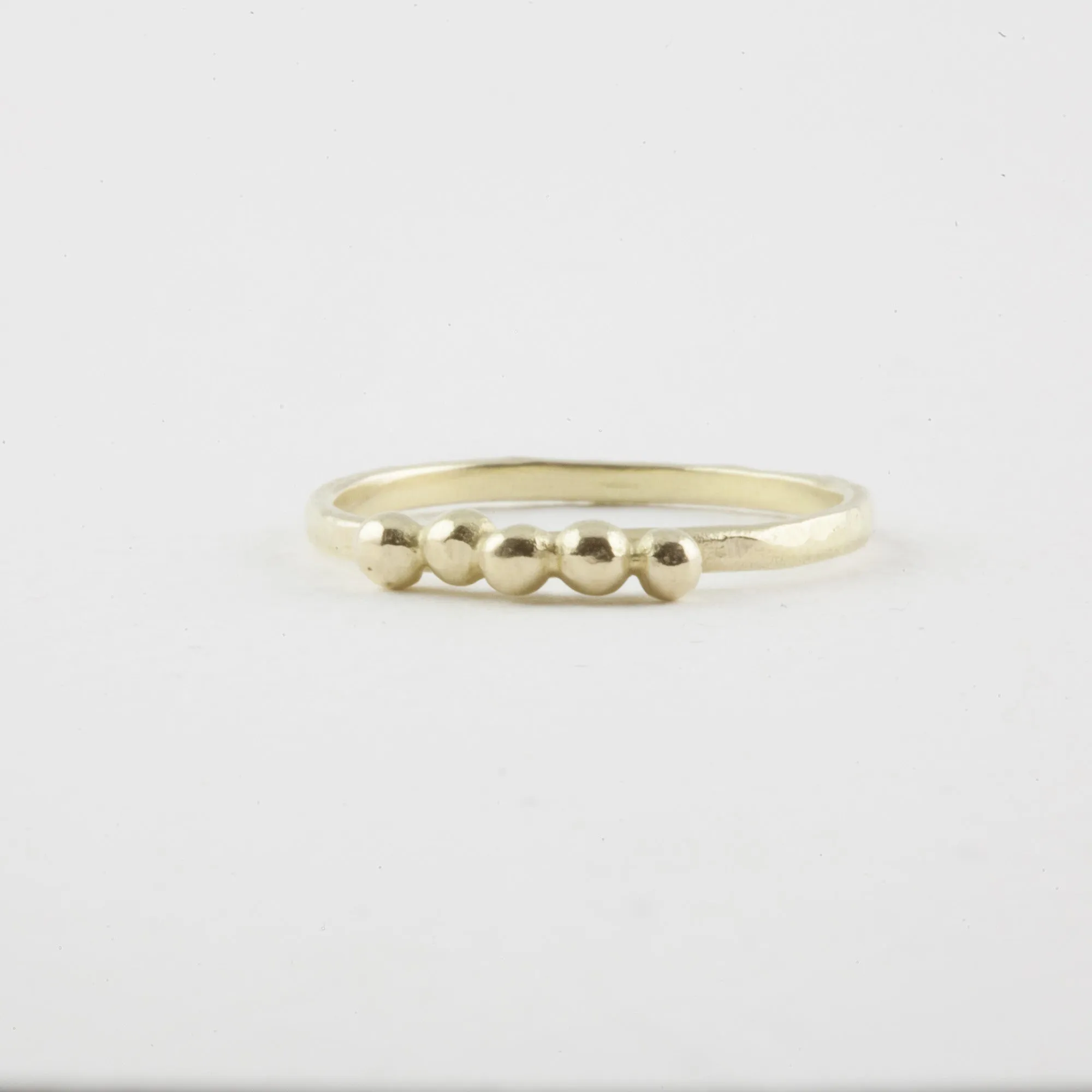 18ct Gold Delicate Elsa Granulation Ring