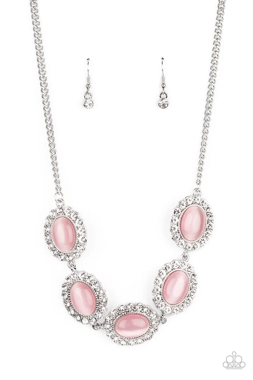 A DIVA-ttitude Adjustment Pink Paparazzi Necklace