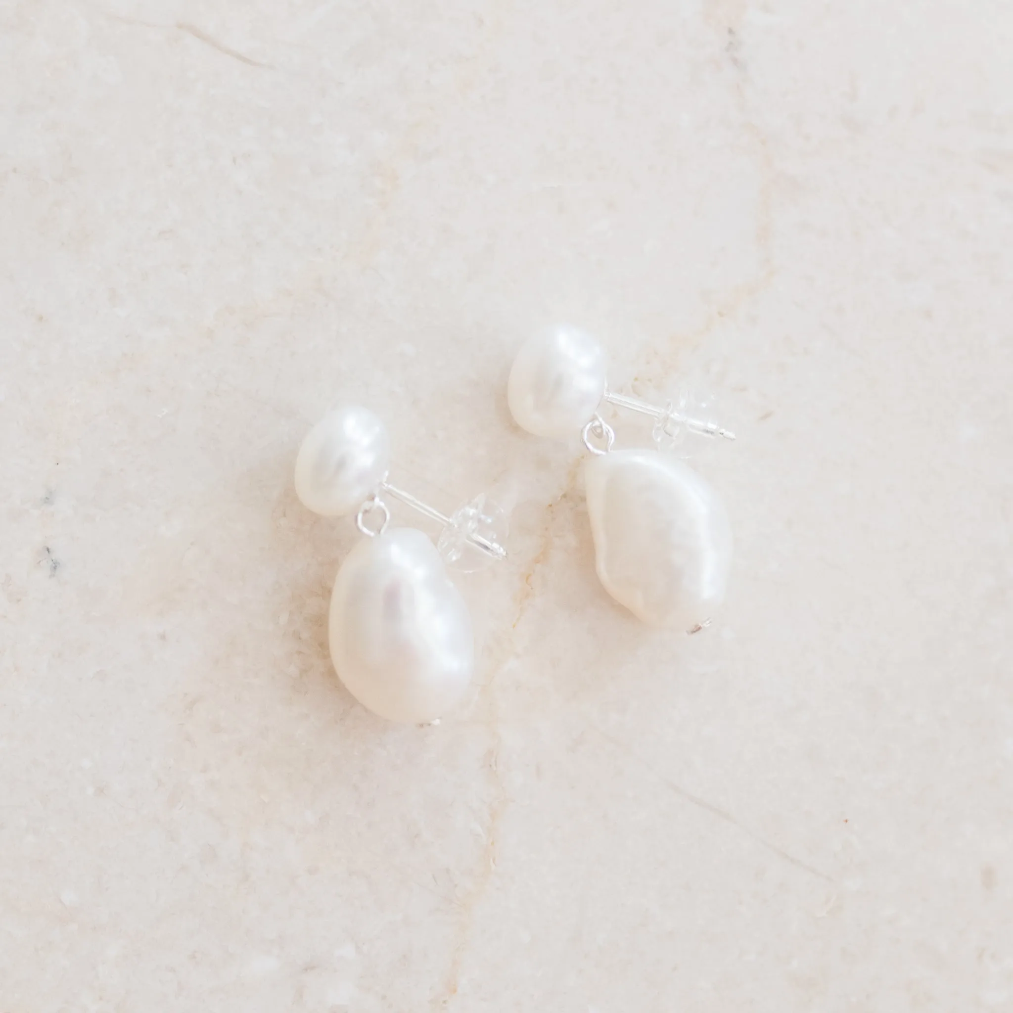 Baroque and Button Pearl Earrings | Timeless Style with Modern Flair | By Pearly Girls