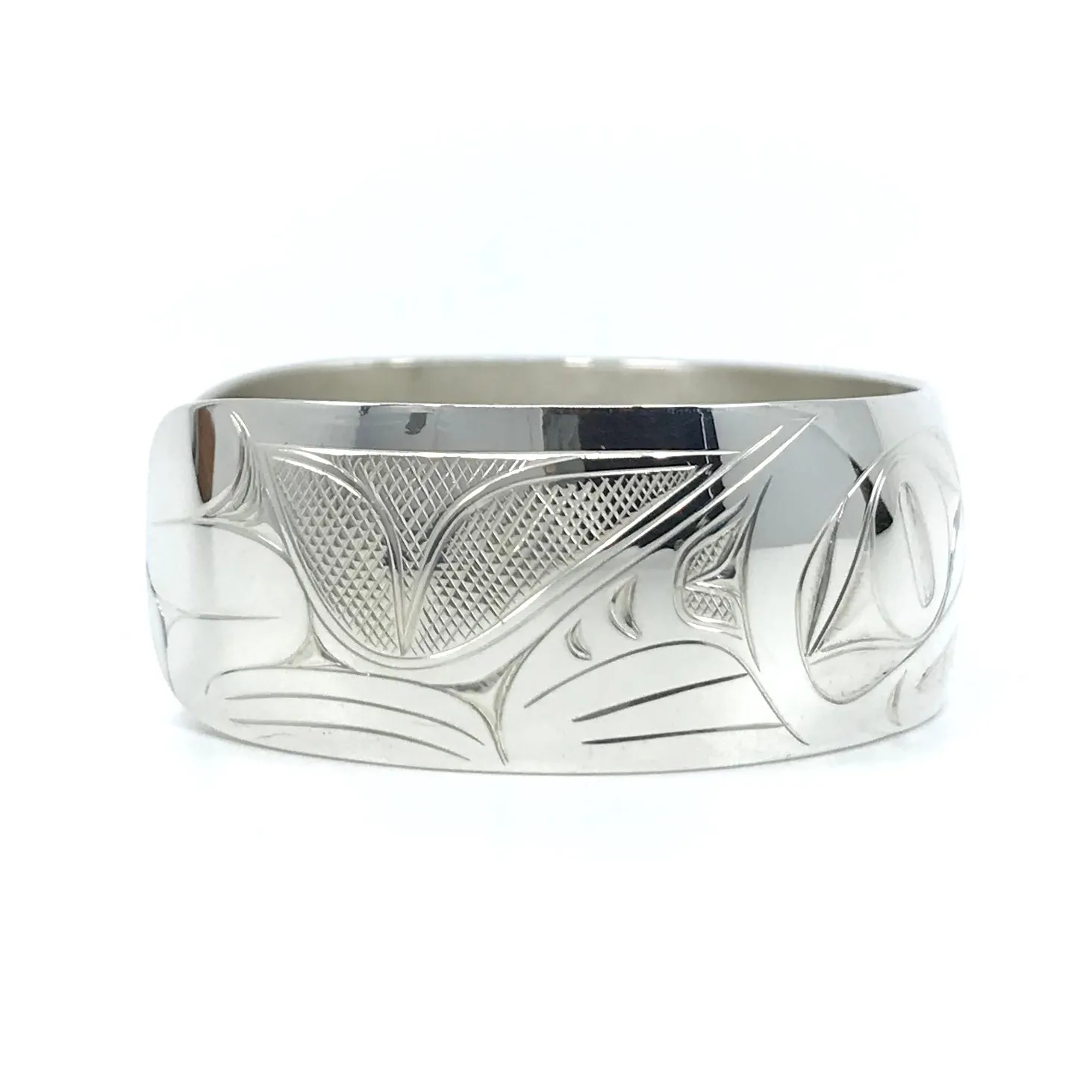 Bracelet- J. Galanin, Silver, Various Designs, 3/4"