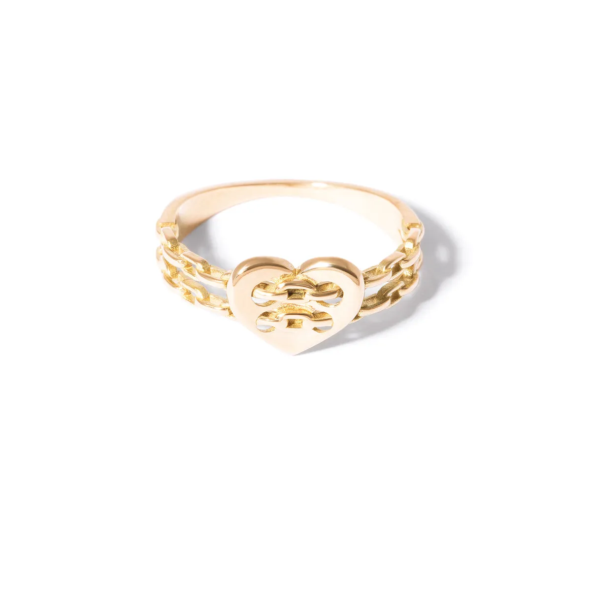 Chained Heart Ring