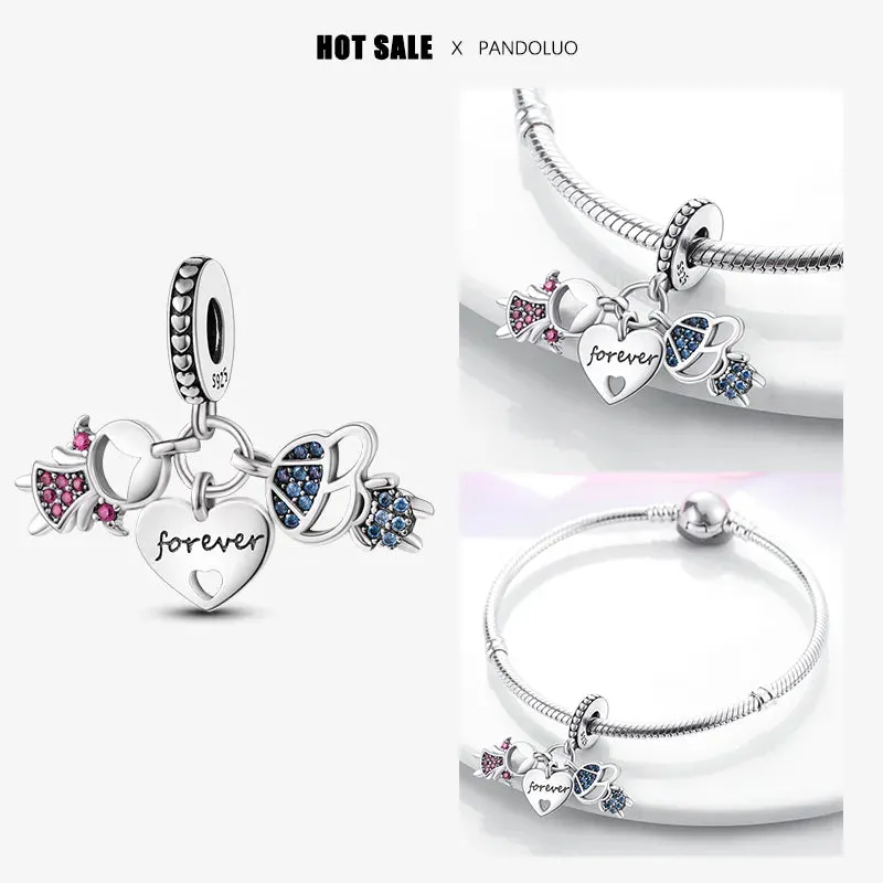 Charms 925 Original Fit Pandora: 925 Original Charm Bracelet for Women, 925 Silver Hot Sale Pendant Beads for DIY Jewelry Gift. Explore the 2024 New Collection.