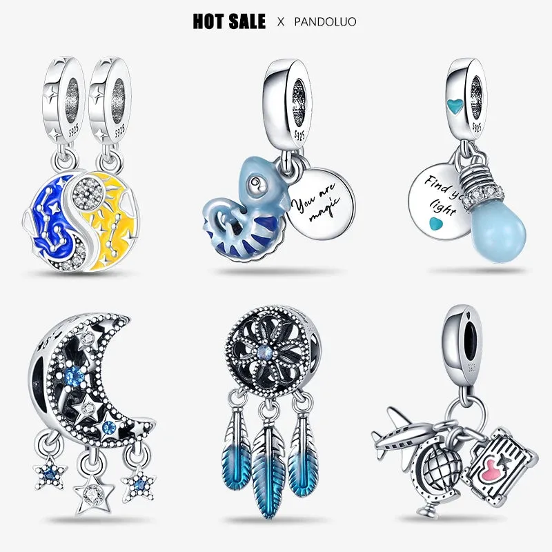 Charms 925 Original Fit Pandora: 925 Original Charm Bracelet for Women, 925 Silver Hot Sale Pendant Beads for DIY Jewelry Gift. Explore the 2024 New Collection.