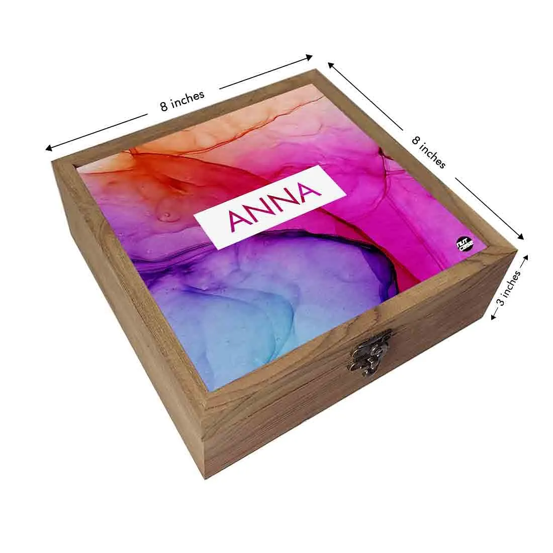 Customized Wooden Jewelry Box for Girls -  Multicolor