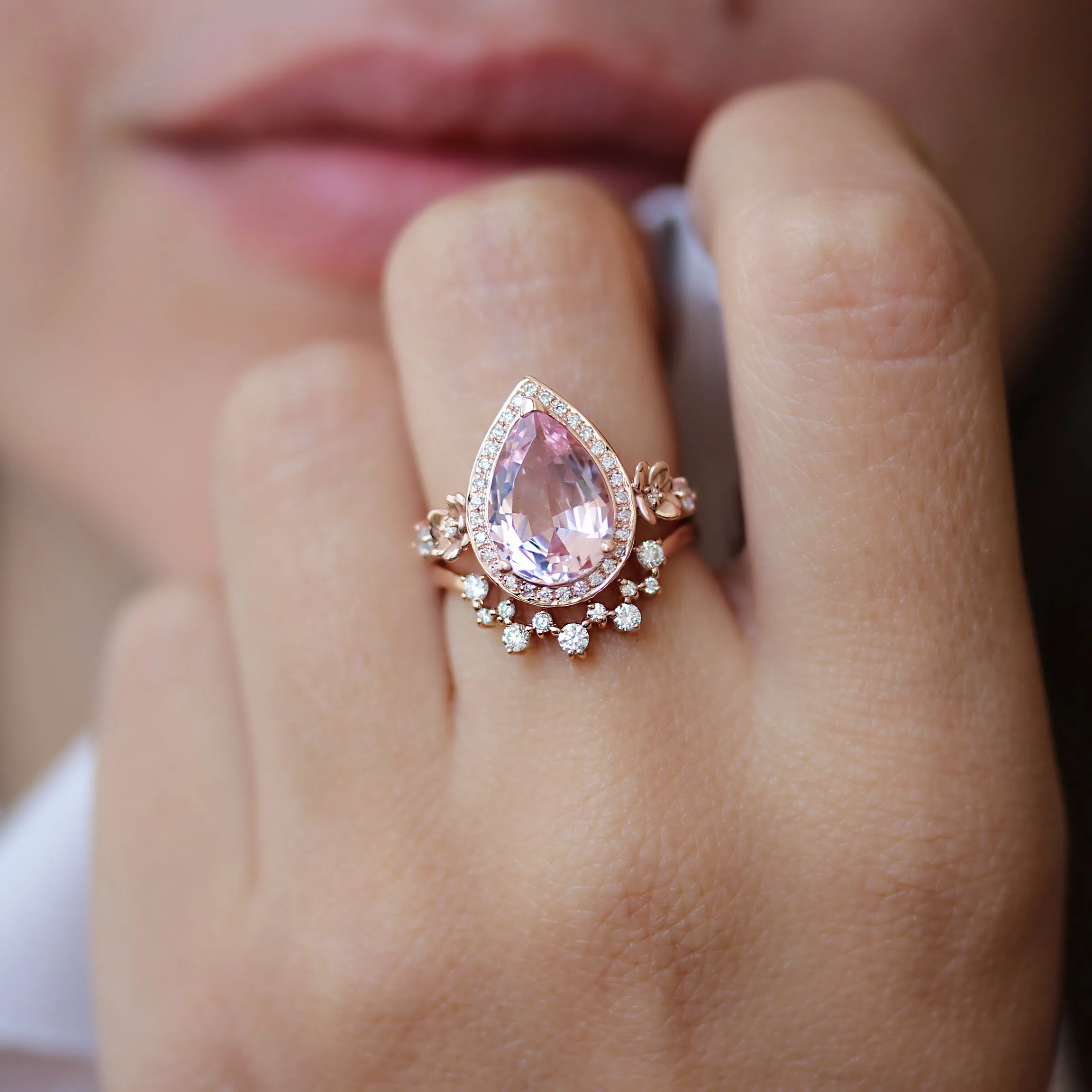 Delicate Diamond Nesting Ring - Viola ♥