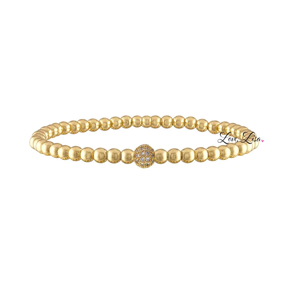 Diana Soft Color Sweet Pave 4mm Bracelet