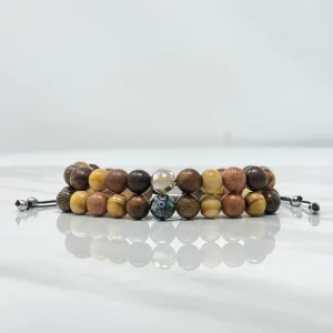 Distance Bracelets - Wood