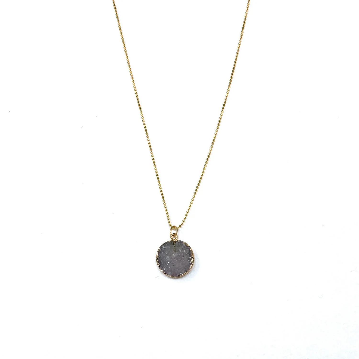 Druzy Quartz Necklaces