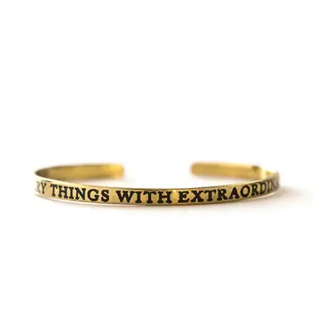 'Extraordinary Love' Cuff Bracelet