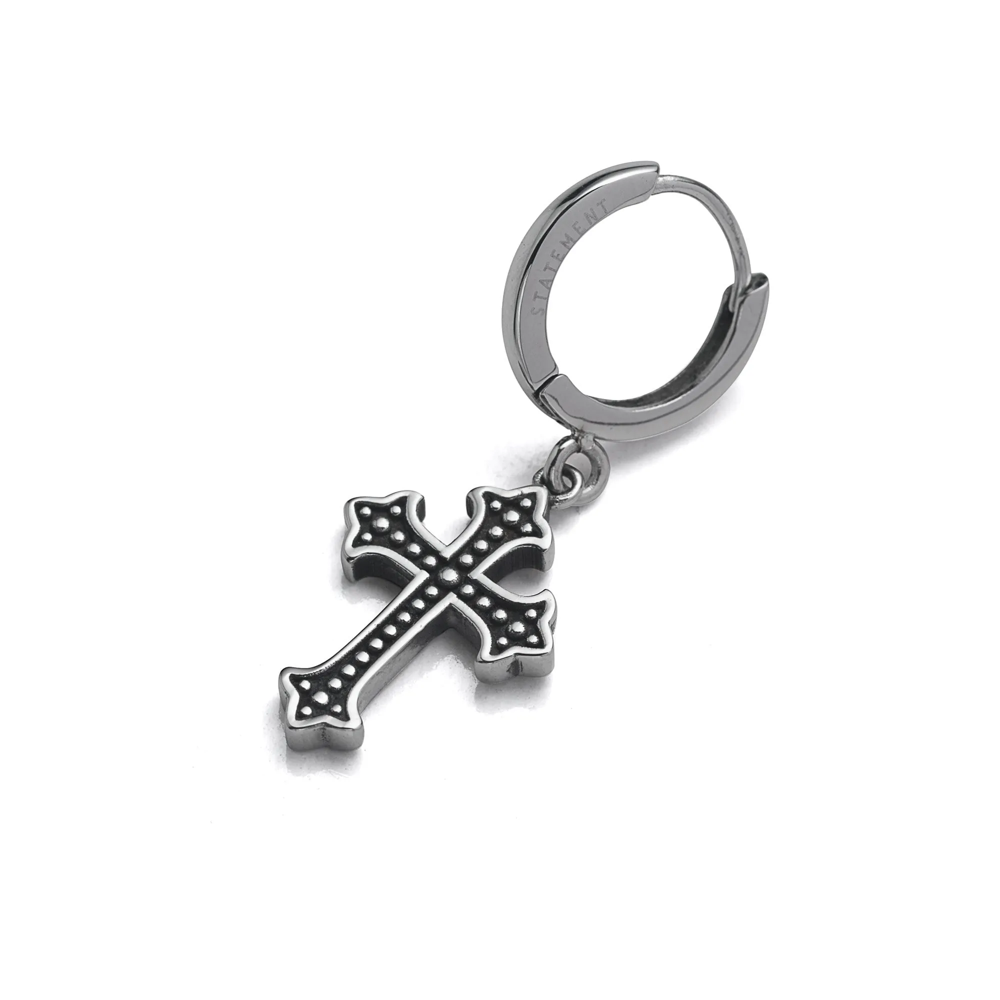 French Cross Earring