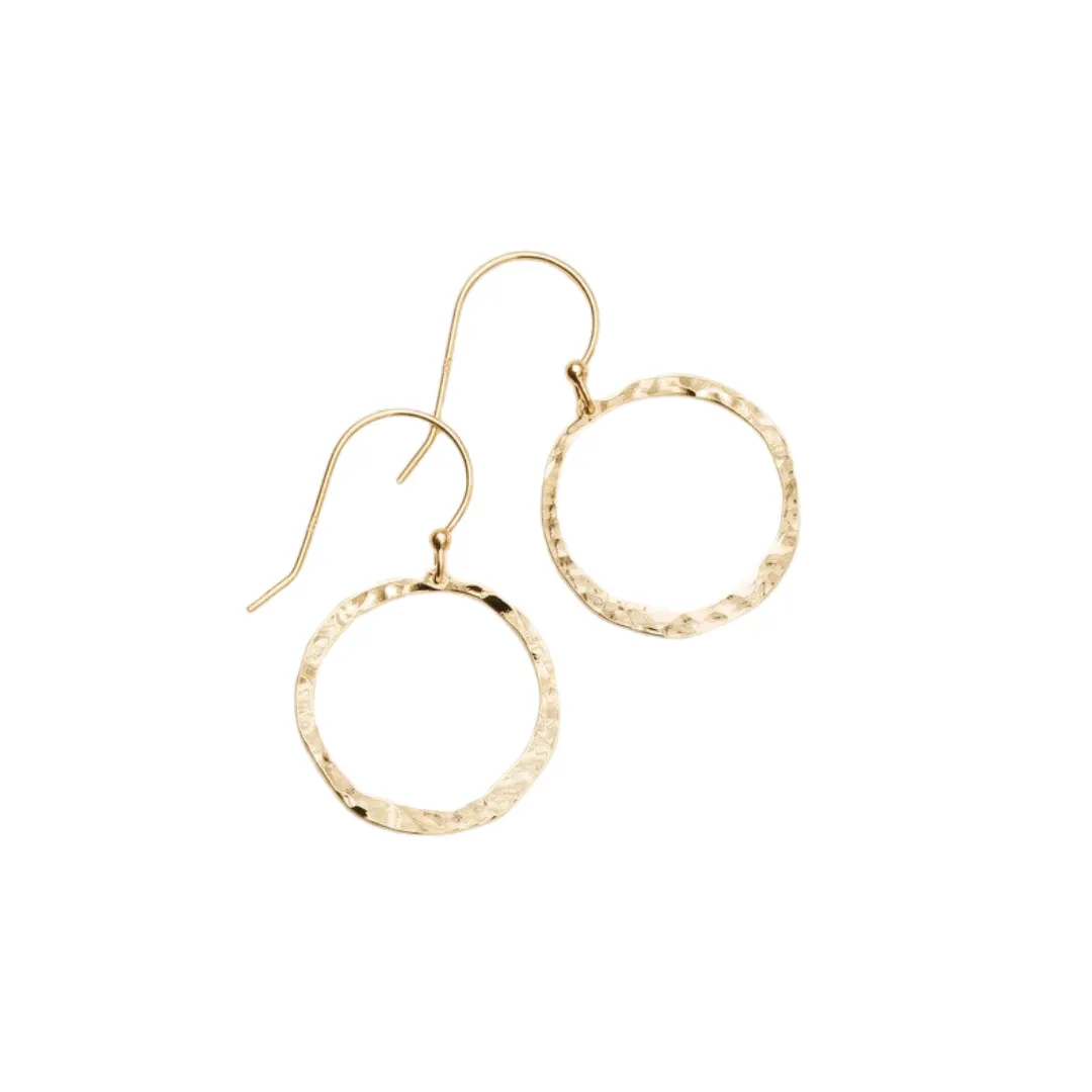 Gold Tone Connie Petite Hoop Earrings