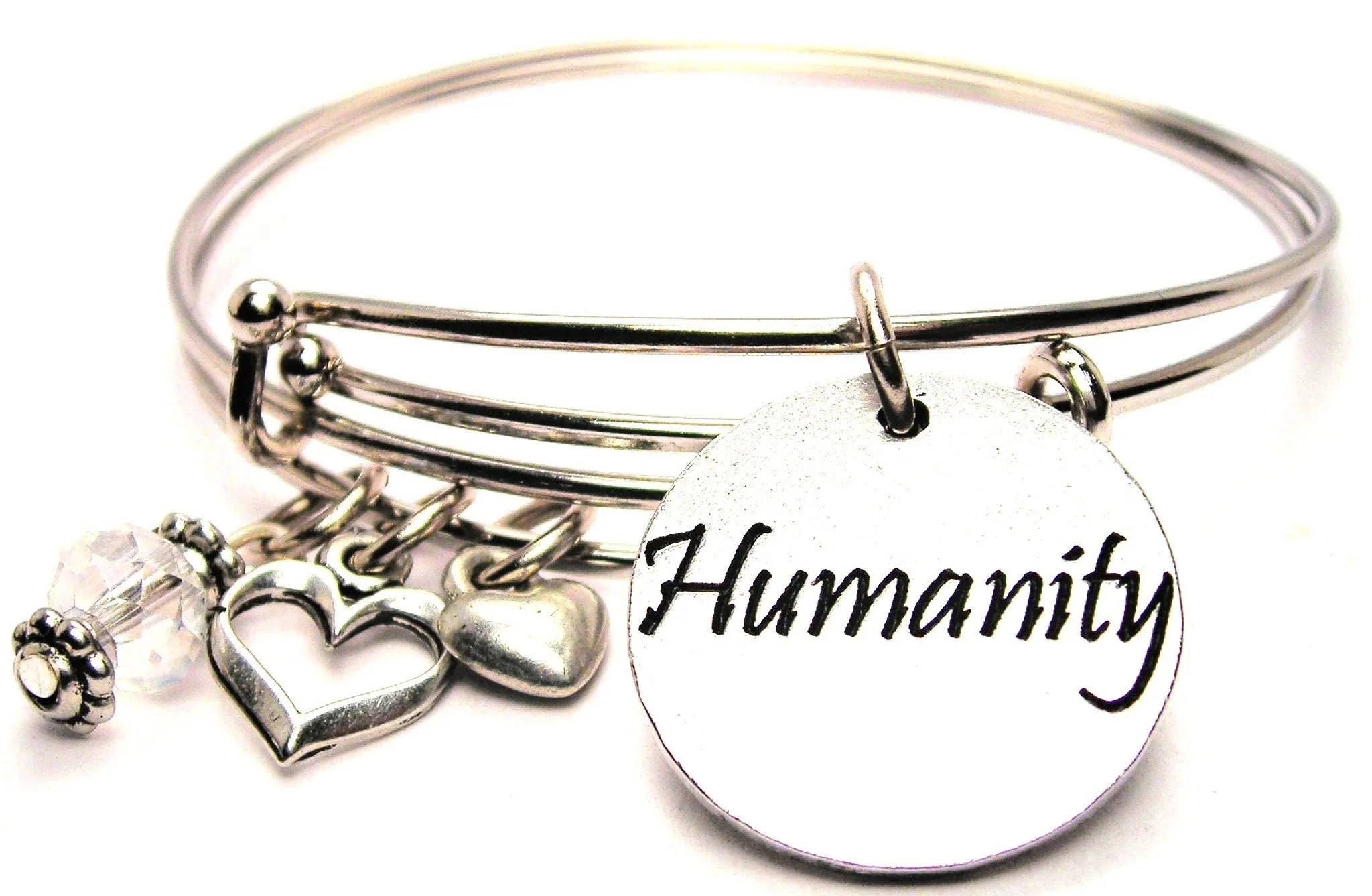 Humanity Expandable Bangle Bracelet Set