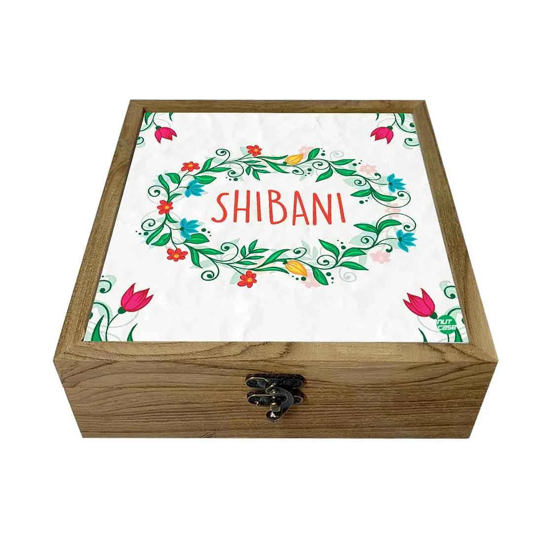 Jewellery Organiser Box for Women - Flower Leaf