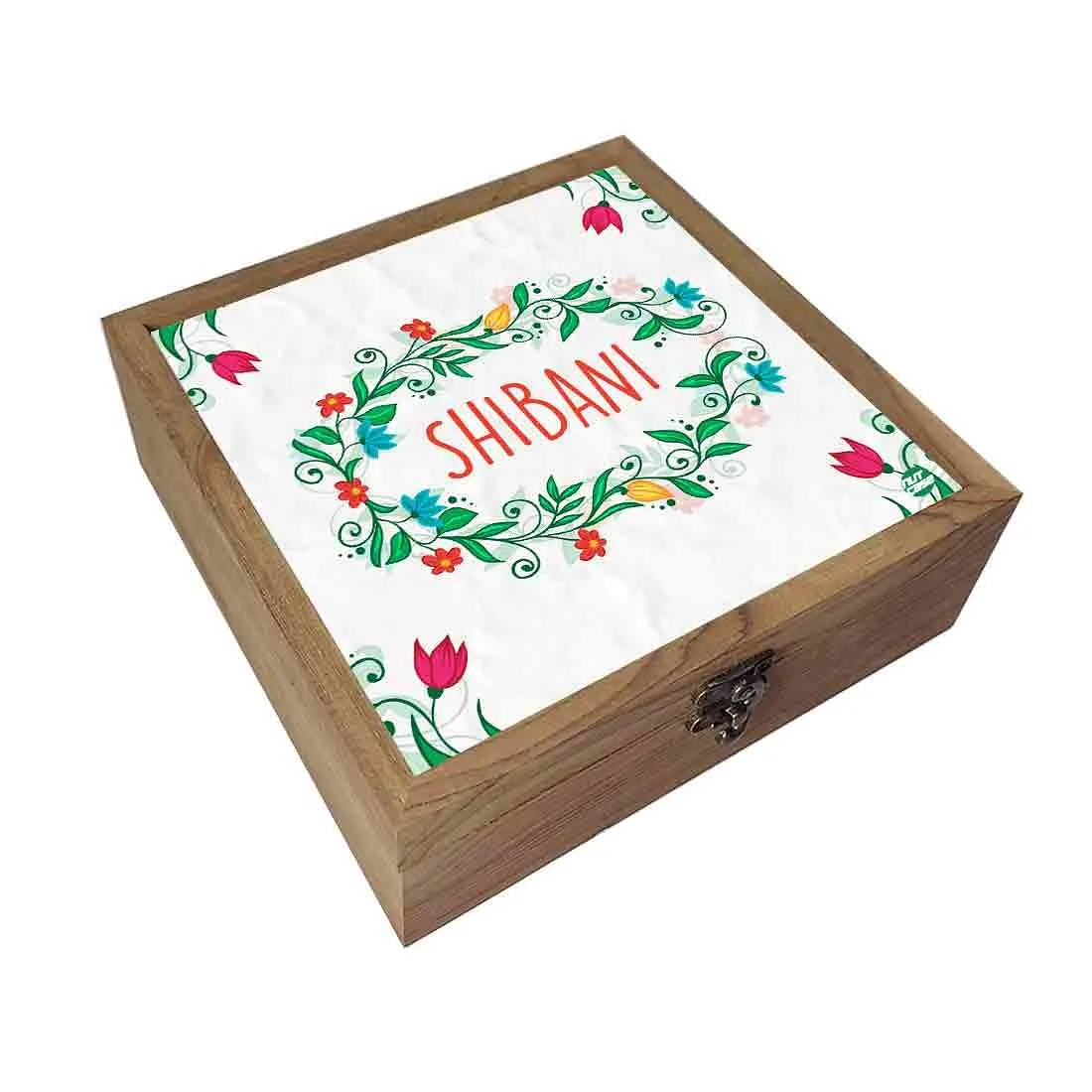 Jewellery Organiser Box for Women - Flower Leaf