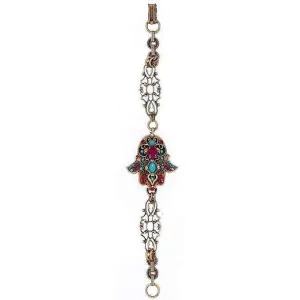 Michal Golan Vibrant Hamsa Hand Bracelet