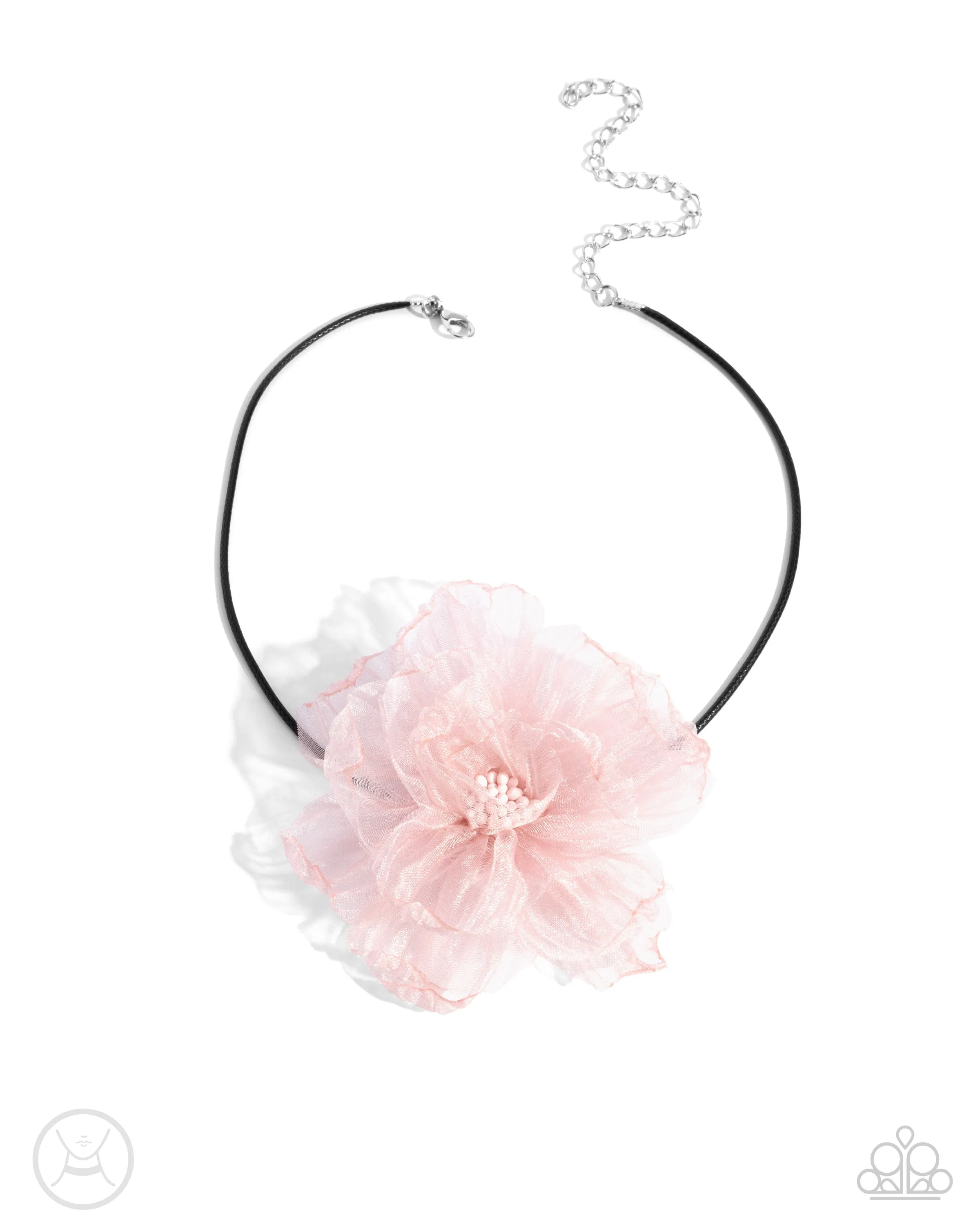 Necklaces French Facade - Pink Choker   N2161