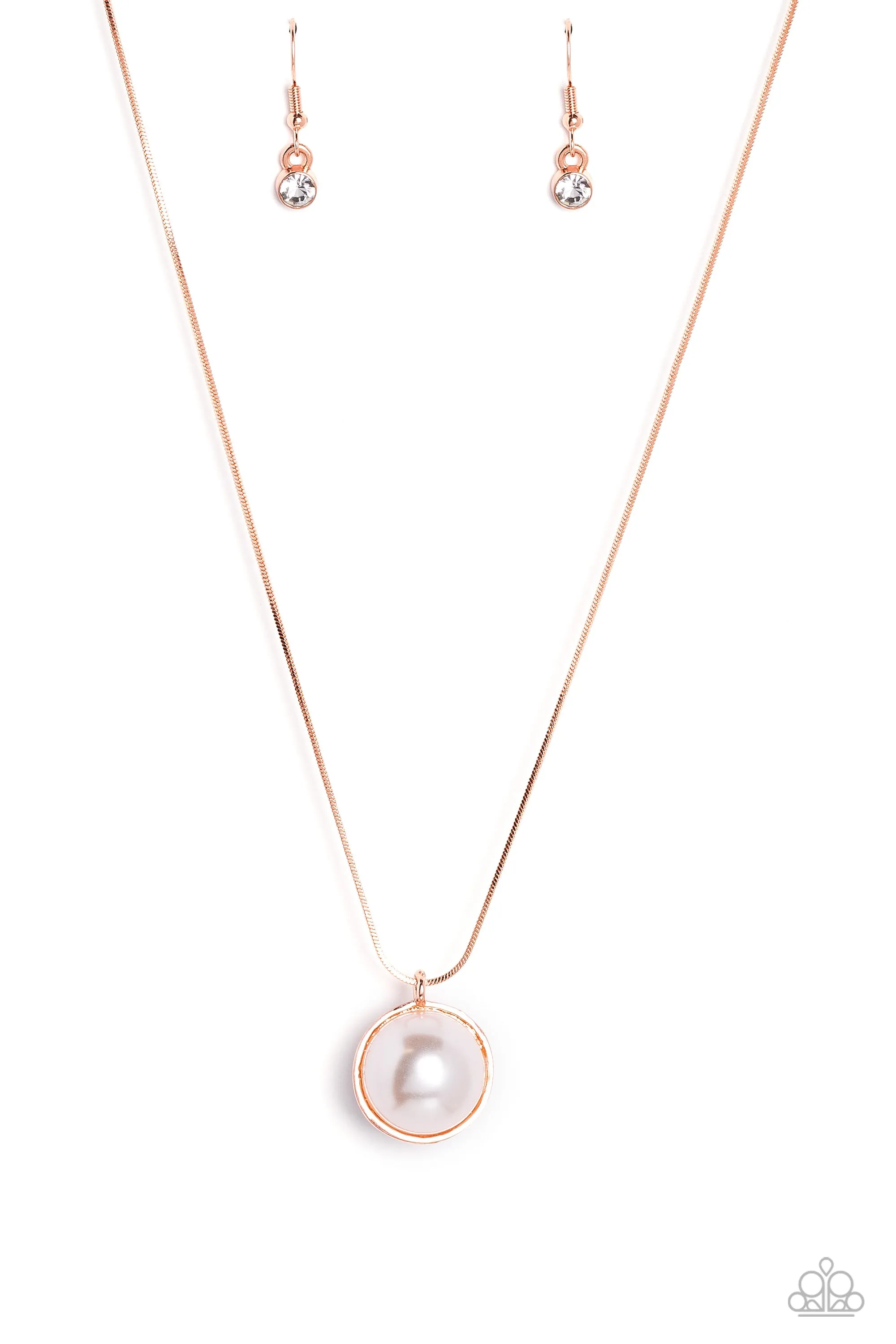 Necklaces Haute Hybrid - Copper Pearl N2393