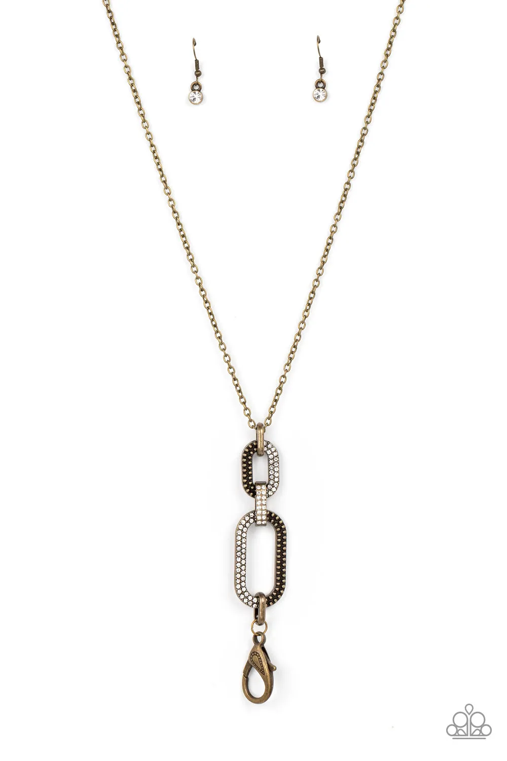 Necklaces OVAL-Statement of the Year - Brass