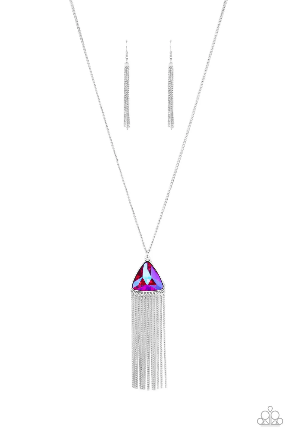 Necklaces Proudly Prismatic - Multi Pink N419