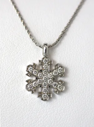 Pave Snowflake Pendant