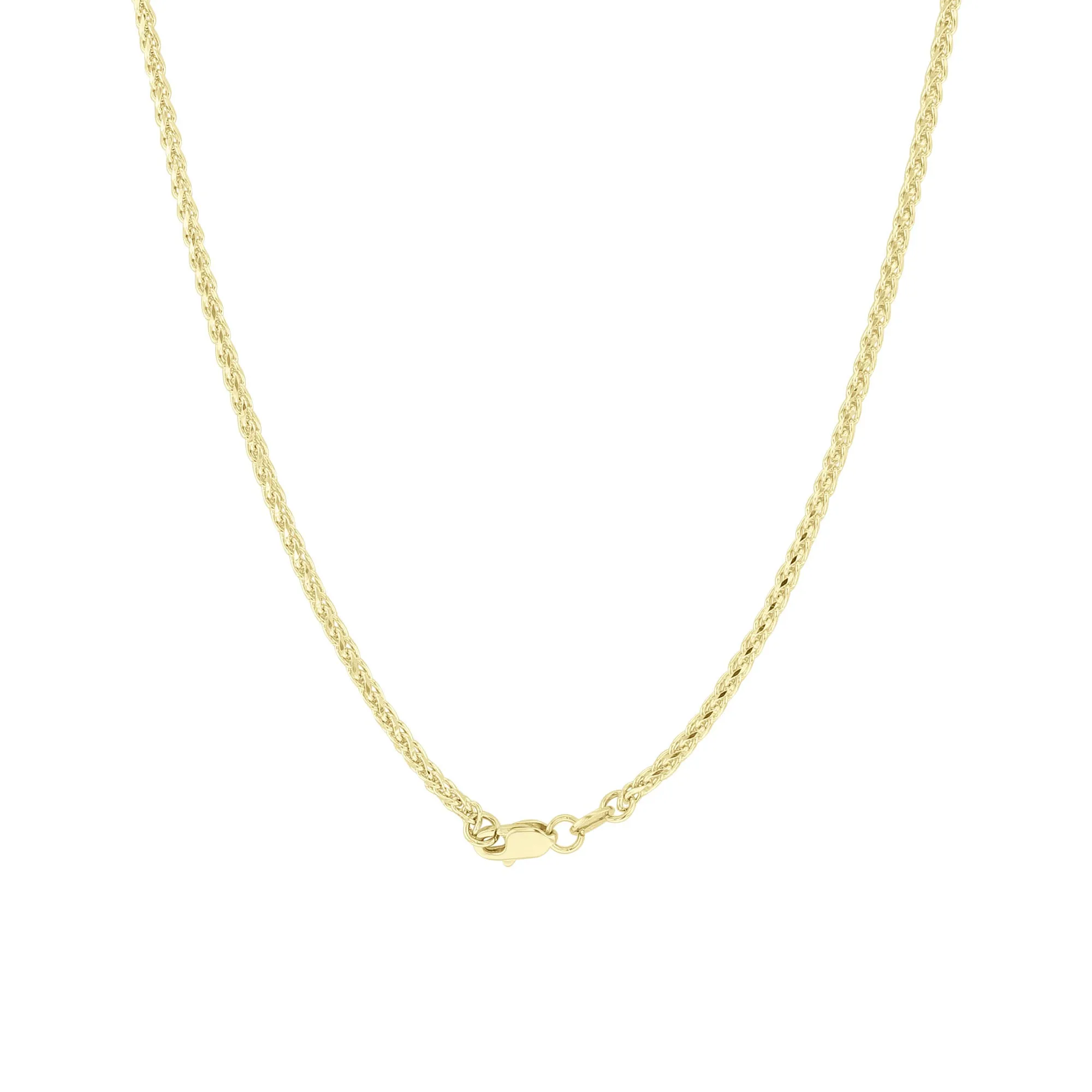 Ranger 1.9mm Gold Wheat Chain Necklace 20“