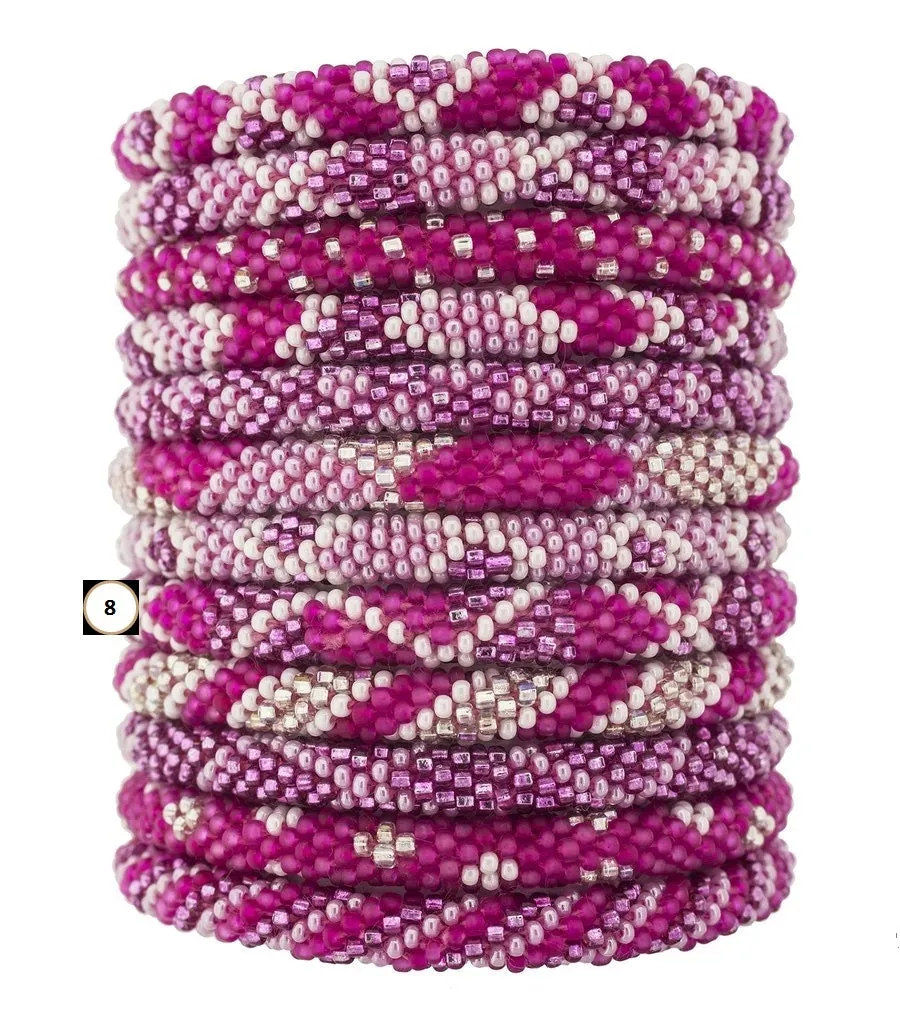 Roll-On Beaded Bracelets - Cotton Candy