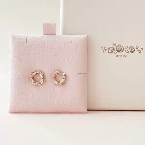 Rose Gold Timeless Hug Earrings