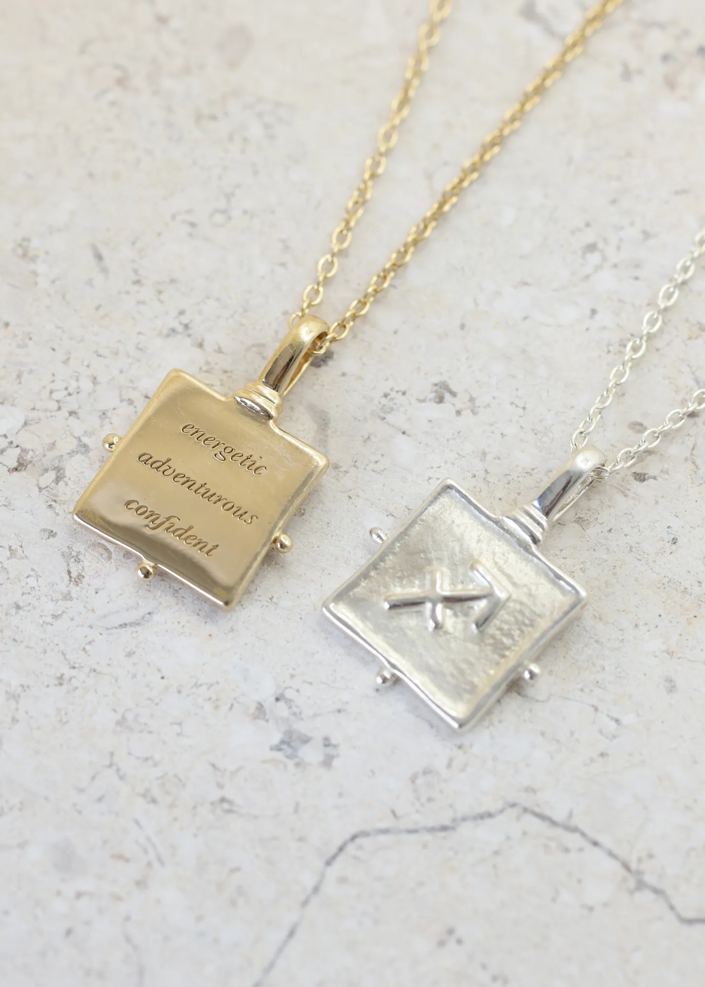 Sagittarius Zodiac Gold Necklace