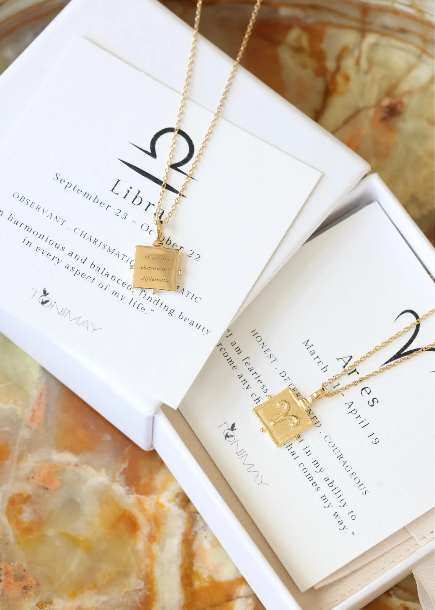 Sagittarius Zodiac Gold Necklace