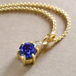 Sapphire Pendant By Plante Jewelers