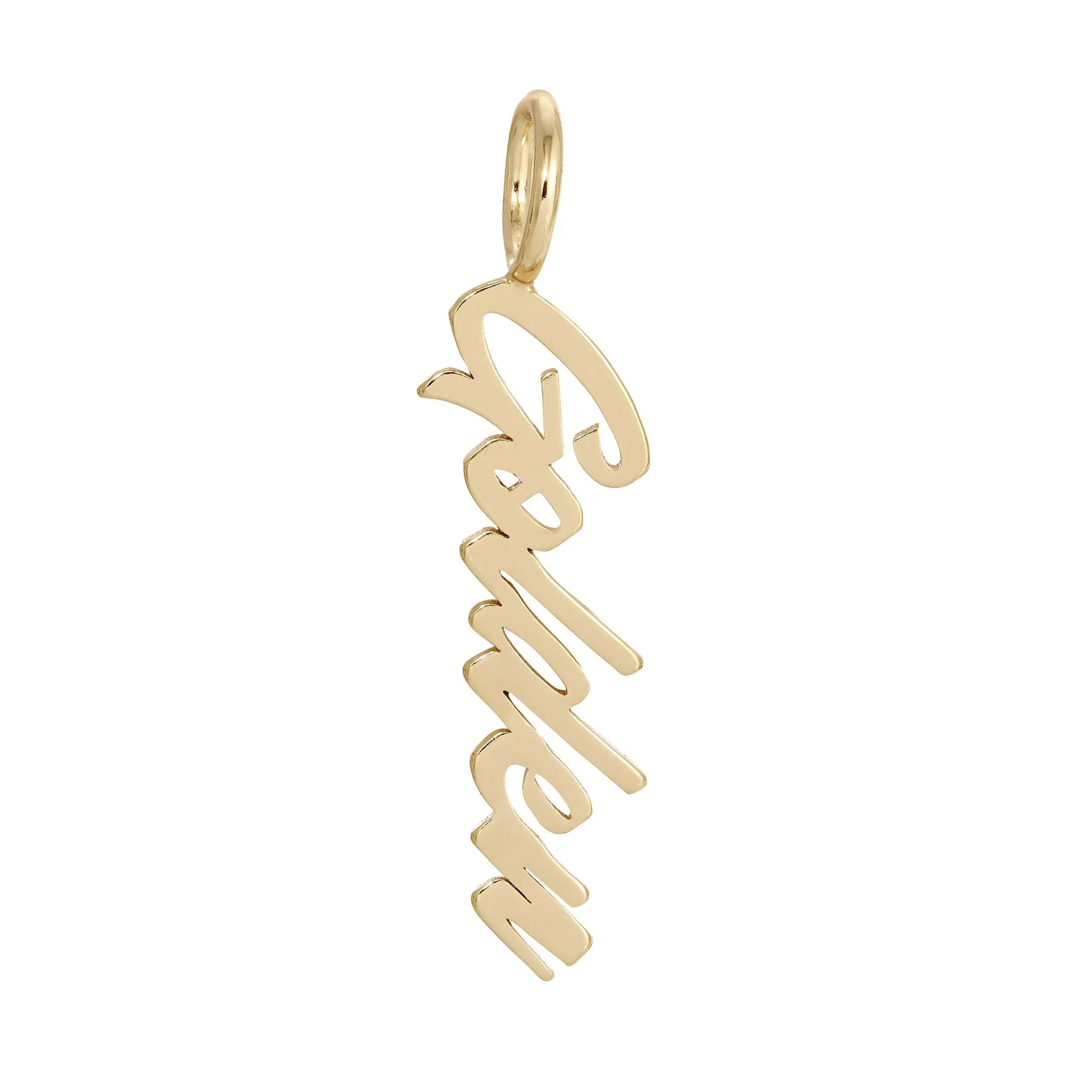 Script Pendant Golden