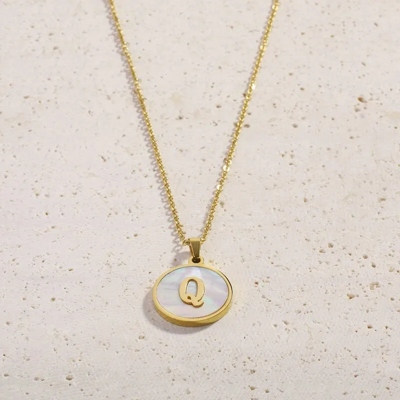 Shell Letter Necklaces 2.0