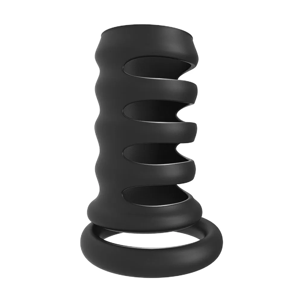 Silicone Cock Ring Male Sex Toys - Six Penis Rings Delay Ejaculation Trainer