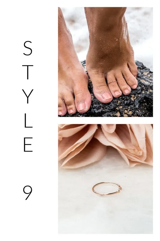 Sterling Silver Toe Rings