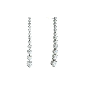 Suzette Silver Chandelier Earrings