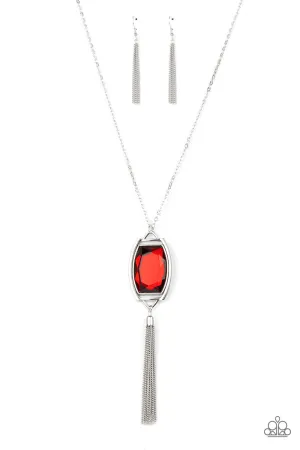 Timeless Talisman - Red Paparazzi Necklace