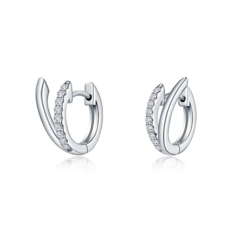 V-Shaped Hugge Earrings