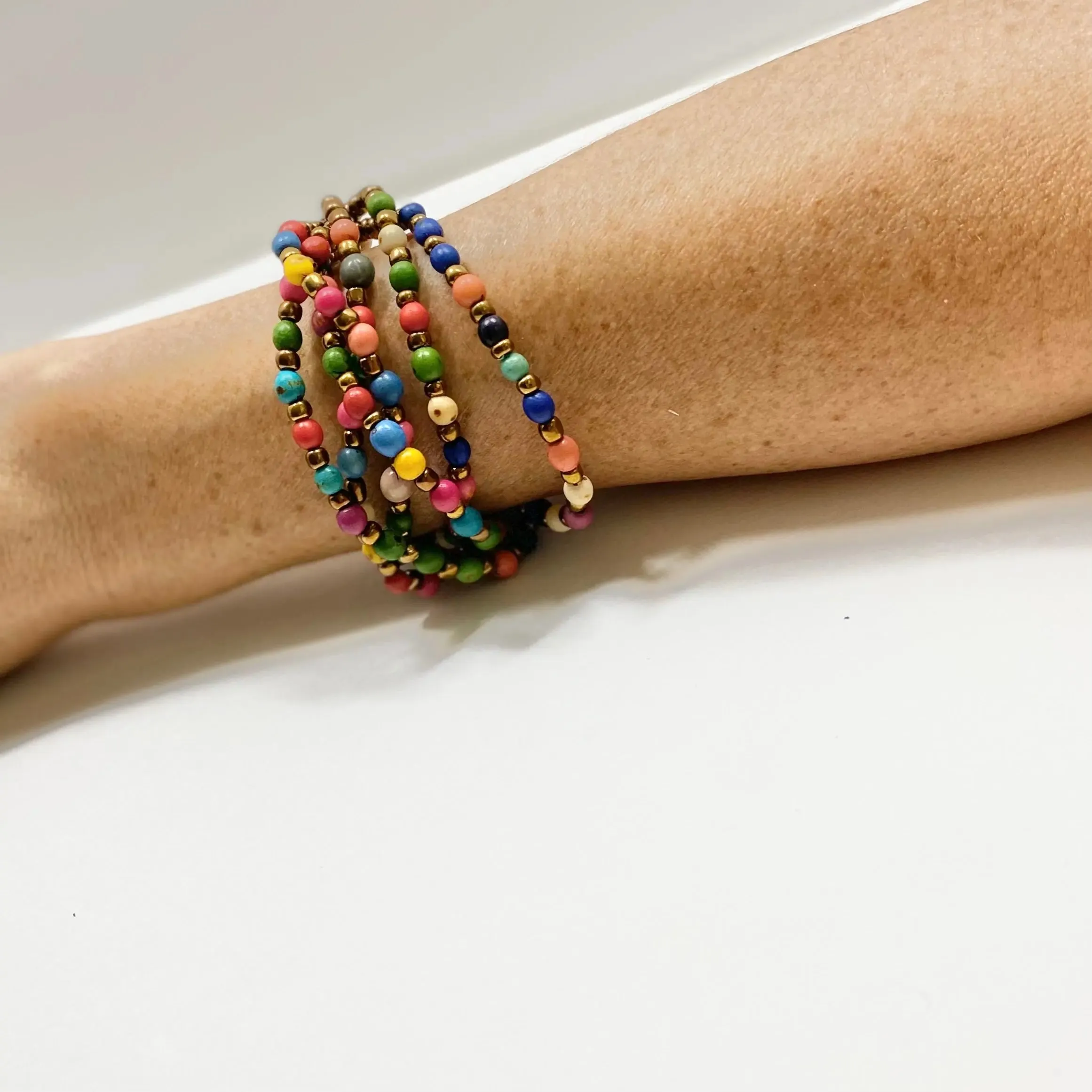 VEGETABLE IVORY FIESTA BRACELETS