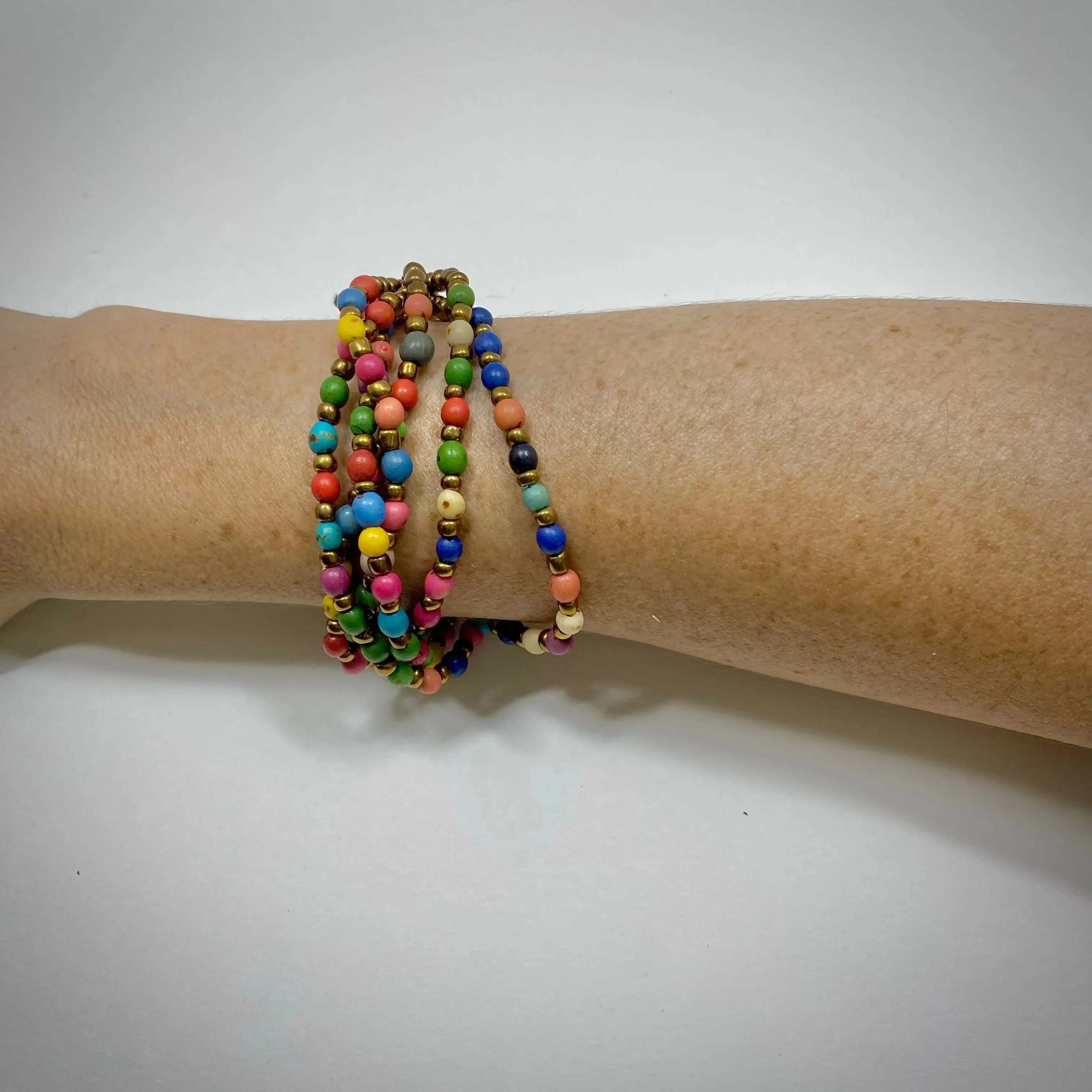 VEGETABLE IVORY FIESTA BRACELETS