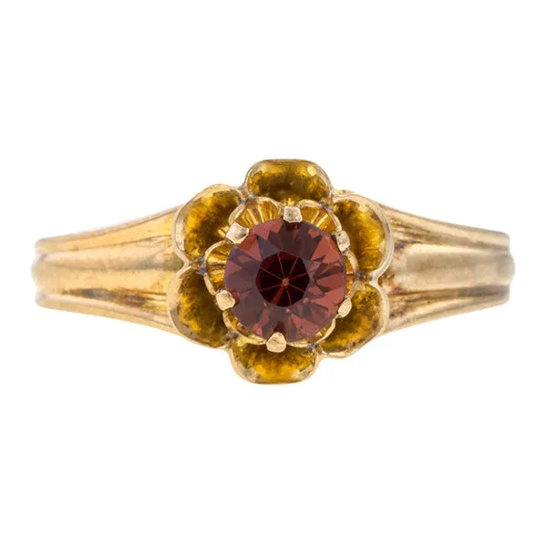 Victorian Garnet Ring