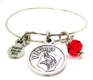 Viking Mascot Bangle Bracelet