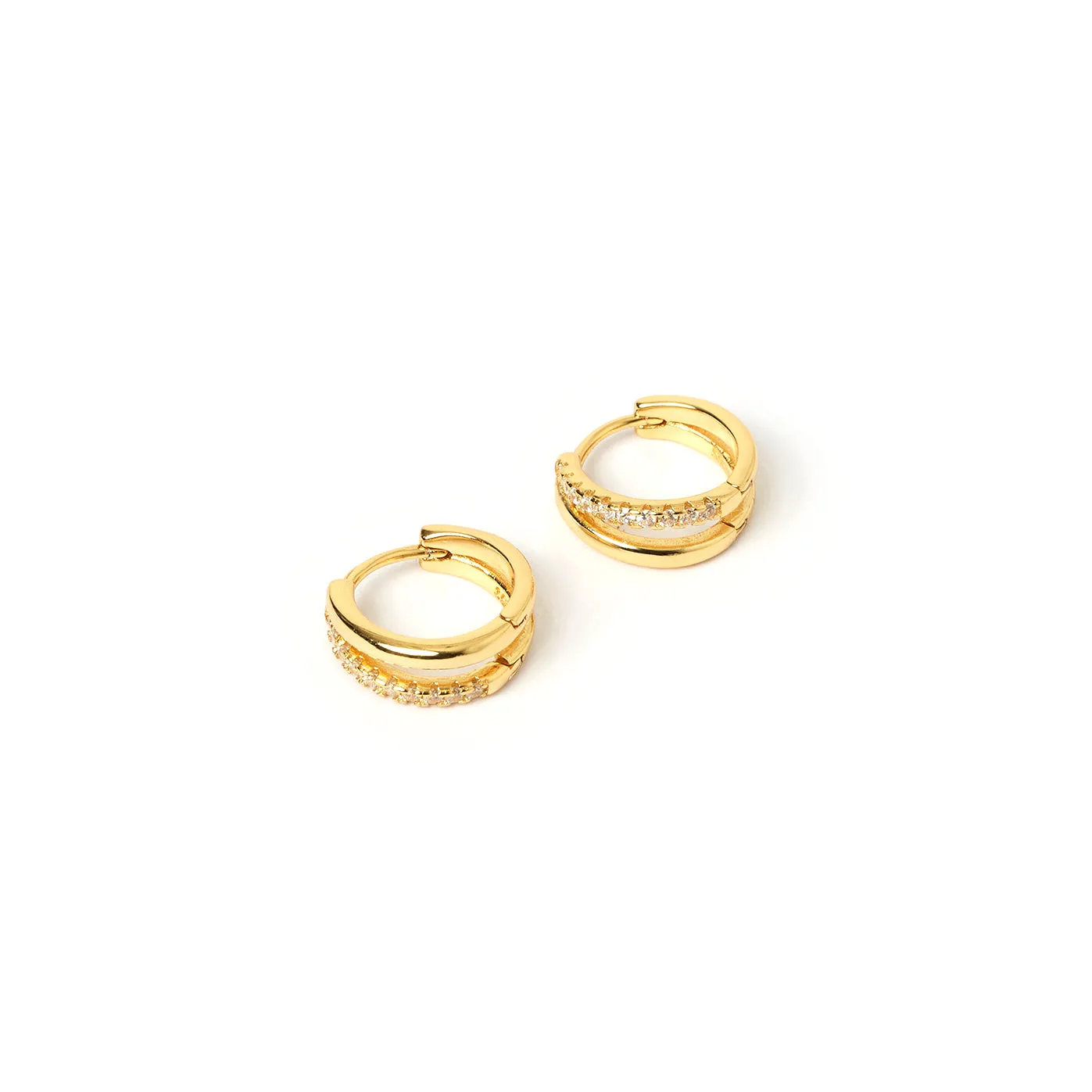 Winnie Gold Huggie Earrings