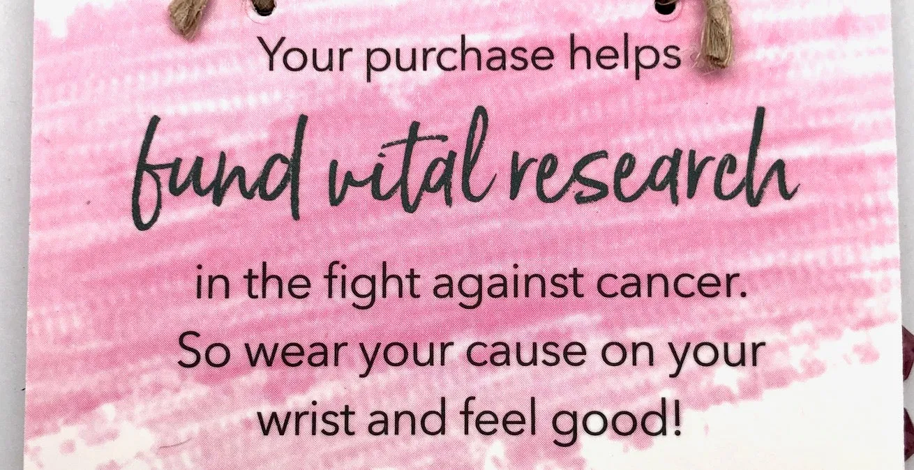 World Finds Cause Connection Fund Cancer Research Bracelet Set - Fair Trade